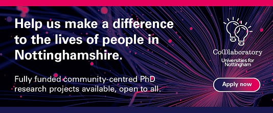 Fully-funded community-centred PhD research projects available and open to all