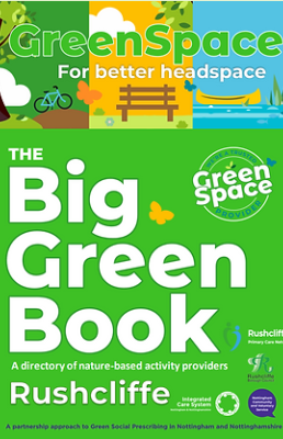 Screenshot of the cover of The Big Green Book for Rushcliffe