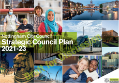 Nottingham City Council Strategic Council Plan 2021-23