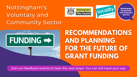 Recommendations and planning for the future of grant funding. Join our feedback events to hear the next steps.